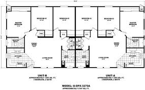Durango Homes Duplex Series U Dpx 3270a Cavco Duplex Floor Plans Manufactured Homes Floor Plans Modular Home Floor Plans