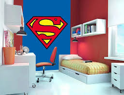 Superman Kids Fun Wallpaper Mural Photo Wall Paper Poster Room Bed Murals New Superman Bedroom Superman Bedroom Decor Superman Room