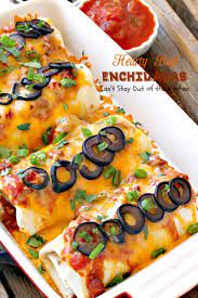 Hearty Beef Enchiladas Recipe Beef Recipes Beef Enchiladas Mexican Food Recipes