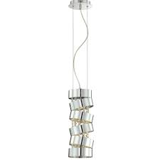 Eurofase Pendant Lights Ariella Collection 1 Light Chrome Pendant 2038 Lighting Innovation