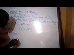 The national average pay increase generally hovers between 3% to 3.5% depending on. Percentage Increase Word Problems Math Videos Math