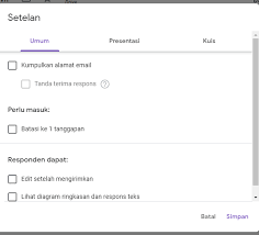Cara Membuat Kuis Dengan Google Formulir Sebuah Tutorial