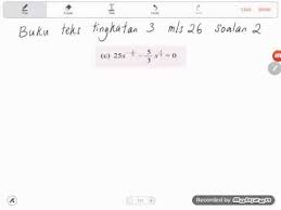 If,b mencadangkan pemilihan prinsip lnventif selepas kaedah pemisahan ruang atau. Klinik Matematik Tingkatan 3 Bab 1 Muka Surat 26 Soalan 2c Youtube