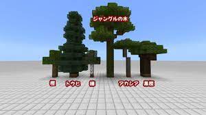 マイクラ】全6種の木の育て方と制御ブロックの位置！種類ごとに制御して効率的な伐採を。【統合版】