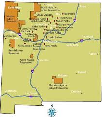 New Mexico Tribes Map New Mexico New Mexico History New Mexico Map