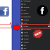 Tryb ciemny w facebook messenger: 1
