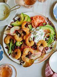 Coconut Shrimp Summer Salad Spoon Fork Bacon Recipe Summer Salads Shrimp Recipes Easy Salad Recipes For Dinner
