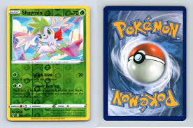 Shaymin #15/185 SWSH Vivid Voltage Reverse Holo Rare Pokemon 2020 TCG Card