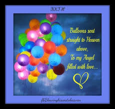 Birthday In Heaven Images And Quotes Sending Balloons To Heaven Filed With Love To My Angel Happy Heavenly Birthday Happy Birthday In Heaven Birthday In Heaven