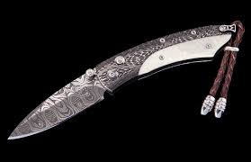 William Henry Limited Edition B04 Barrow Knife Scrimshaw Collector Nautical Artwork Functional Jewelry Knife
