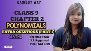 Extra Questions Part 1 Chapter 2 Polynomials Class 9 Maths Cbse Important Questions Youtube