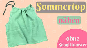 Hier ist die ausführliche und reich bebilderte nähanleitung zum selber nähen. Schnelles Sommer Top Nahen Nahanleitung Ohne Schnittmuster Fur Anfanger Youtube
