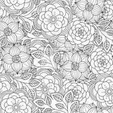 Bestseller favorite add to zentangle flower svg, basket flowers svg zigidesignstudio. Floral Seamless Pattern Zentangle Doodle Hintergrund Schwarz Fototapete Fototapeten Farben Monochrome Linear Myloview De