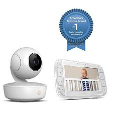 Motorola Mbp36xl Portable Video Baby Monitor 5 Inch Color Screen Portable Rechargeable Camera With Remote Pa Video Monitor Baby Baby Monitor Motorola