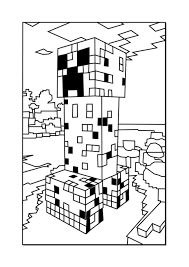 Pin On Minecraft Coloring Page