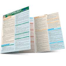 Psychology Counseling Psychotherapy Laminated Study Guide 9781423216605