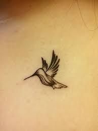 Hummingbird Tattoo Placed Underneath Collarbone Colibris Tattoo Tatuajes Colibris