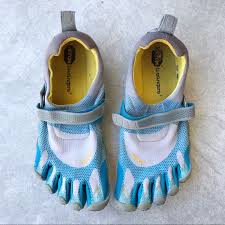 Vibram Five Fingers Bikila Gray Blue Training Shoe