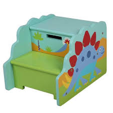 Levels Of Discovery Olive Kids Dinosaur 2 Step Step Stool With Storage Olive Kids Dinosaur Toddler Room Kids Room Accessories