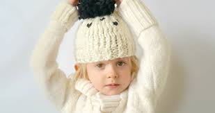 You can knit a geometric pattern or a fancy stitch, but only a short distance. Everyday Chunky Knit Toddler Hat Pattern Mama In A Stitch