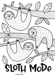 Our sloth coloring pages in this category are 100% free to print, and we'll never charge you for using, downloading, sending, or sharing them. Sloth Coloring Page By Mrs Arnolds Art Room Teachers Pay Teachers
