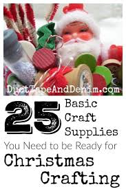 Download 25 Basic Christmas Craft Supplies You Need To Be Ready For Christmas PSD Mockup Templates