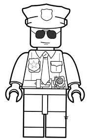 Lego Police Coloring Pages Coloring Lego Pages Police Lego Police Officer Coloring Pages Lego Sehri Boyama Sayfalari Legolar
