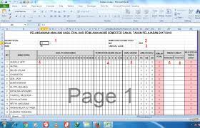 Check spelling or type a new query. Suhail Sabil Blog Form Analisis Penilaian Akhir Semester Siswa Mtsn 7 Pidie Semester Ganjil Tahun Pelajaran 2017 2018