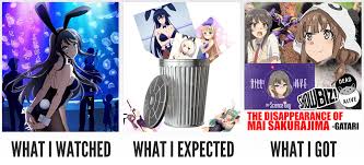 Ao Buta Is Not What I Expected Rascal Does Not Dream Of Bunny Girl Senpai Know Your Meme Fanservices, memes o lo que sea que sea :v. dream of bunny girl senpai