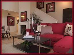 Using red in areas of a room, rather than the whole room, helps to define spaces without overwhelming. Decorating Small Living Room With Red Sofa Pbstudiopro Living Room Red Red Furniture Living Room Red Couch Living Room