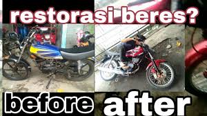 4.proses pernis cat atau clear. Restorasi Rx 125 To Rx King 135 By A P S B