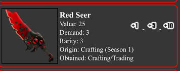 Without any further ado, let's go through the list. What Is Red Seer Worth In Mm2