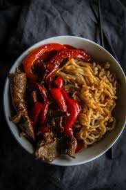 5 Ingredient Beef And Pepper Ramen Recipe Stuffed Peppers Ramen Recipes Recipes