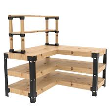 FLEXIMOUNTS Garage Storage Shelving Frame Workbenches,Maximum 96