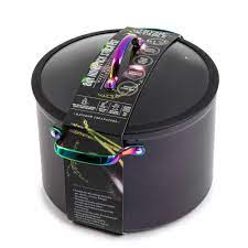Thyme Table Non Stick 8 Quart Rainbow Stock Pot With Glass Lid Walmart Com In 2021 Stock Pot Wood Utensils Lidded