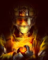 Unduh 98 background tangan api hd terbaru download background. Blackenwhitecat A Fire Fighter Used Paint Tool Sai And Wacom
