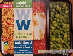 Cabillaud Sauce Tomate Et Basilic Weight Watchers 300 G