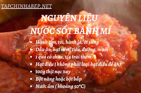 Theo danh mục được hướng dẫn thì các mặt hàng được xem là thiết yếu. Khong Pháº£i Ai CÅ©ng Biáº¿t Cach Lam NÆ°á»›c Sá»'t Banh Mi Ban Váº¡n NgÆ°á»i Me