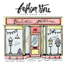 Fashion Boutique Shop Vector Ai Shop Illustration Stella Fashion Fashion Store