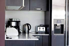Arranging Appliances For Small Kitchen Fantastic Placing Appliances In Kitchen Countertop Small Space Wi Small Appliances Household Cleaning Tips Smart Fridge