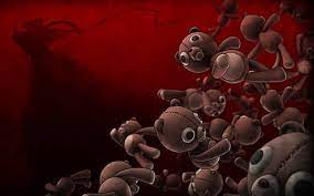 Hd wallpapers and background images. Hd Wallpaper Scary Teddy Bear Cartoon Wallpaper Flare