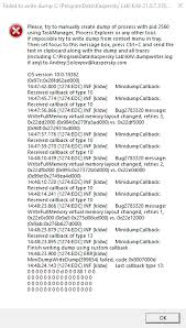 2021 Crashes Dumps Bsod Beta Testing