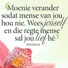Wees Jouself Afrikaanse Quotes Afrikaans Language