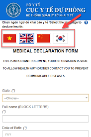 Medical Declaration Form Upon Vietnam Arrival Airports Apply Vietnam Visa On Arrival For Tourist Business Apply Online