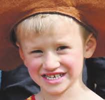 Trick-or-treaters ready to go