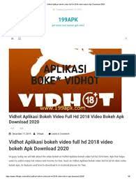 Vidhot apk download features · version: Vidhot Aplikasi Bokeh Video Full Hd 2018 Video Bokeh Apk Download 2020 Pdf Consumer Electronics Smartphone