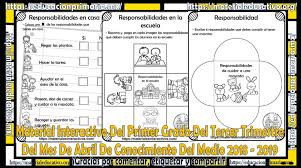 Material interactivo de sílabas para preescolar y primaria. Material Didactico Interactivo Del Primer Grado Del Tercer Trimestre Del Mes De Abril De Conocimiento Del Medio 2018 2019 Material Educativo Y Planeaciones
