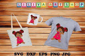 Download Afro Baby Svg Girl Svg Baby With Pacifier Svg Kids Svg 388510 Svgs Design Bundles