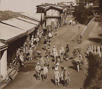 The Mall Road Shimla, During Britishers