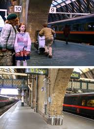Harry Potter Location King S Cross Station Platform 4 5 Platform 9 Harrypotter Hp Filmlocati Harry Potter Locations Kings Cross Station British Films